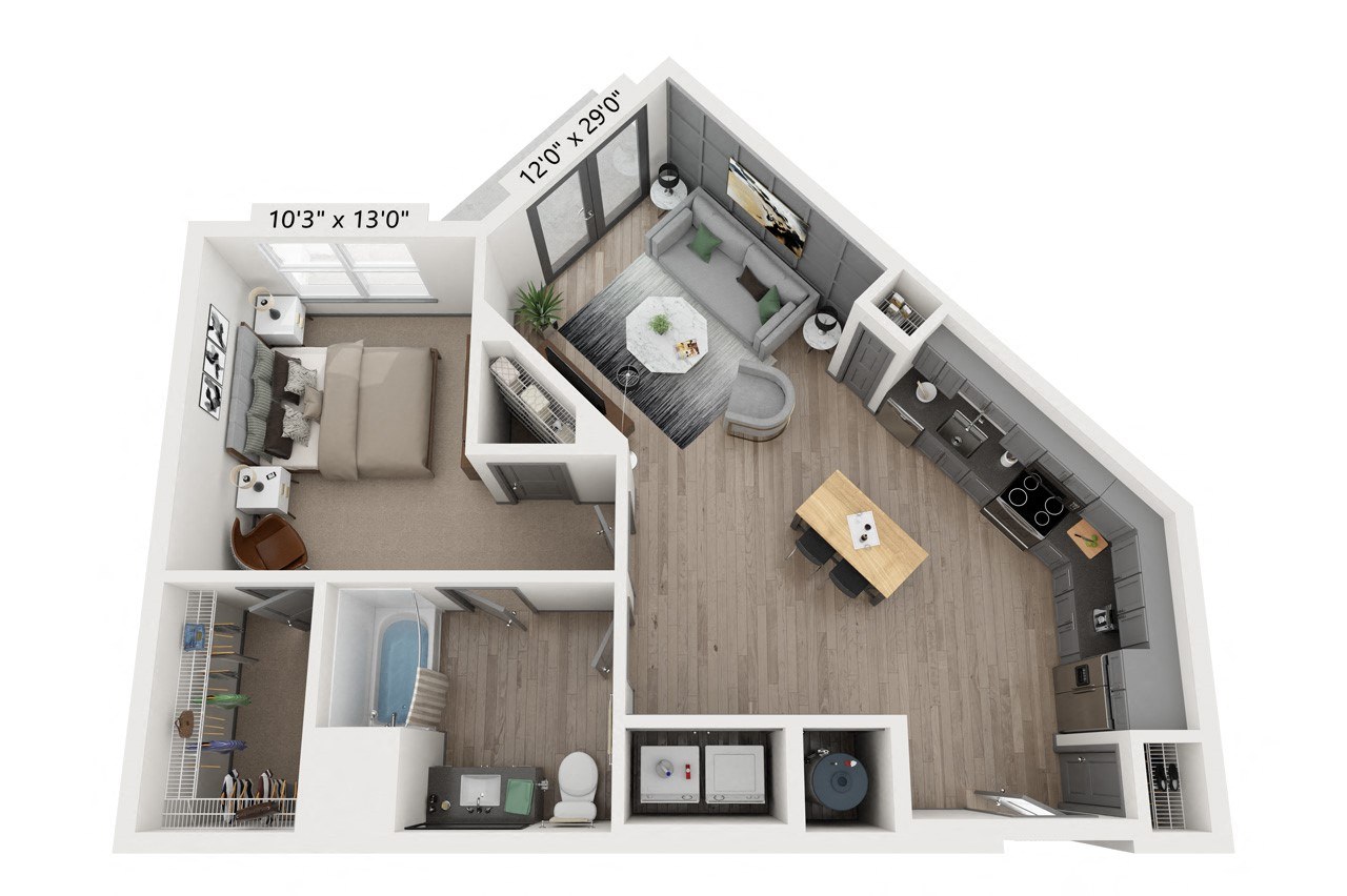 Vernon (1.1L) floor plan